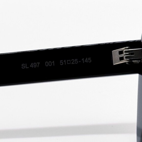 NEW SAINT LAURENT SUNGLASSES, SAINT LAURENT WOMEN BLACK SL497 001 - Picture 9 of 10